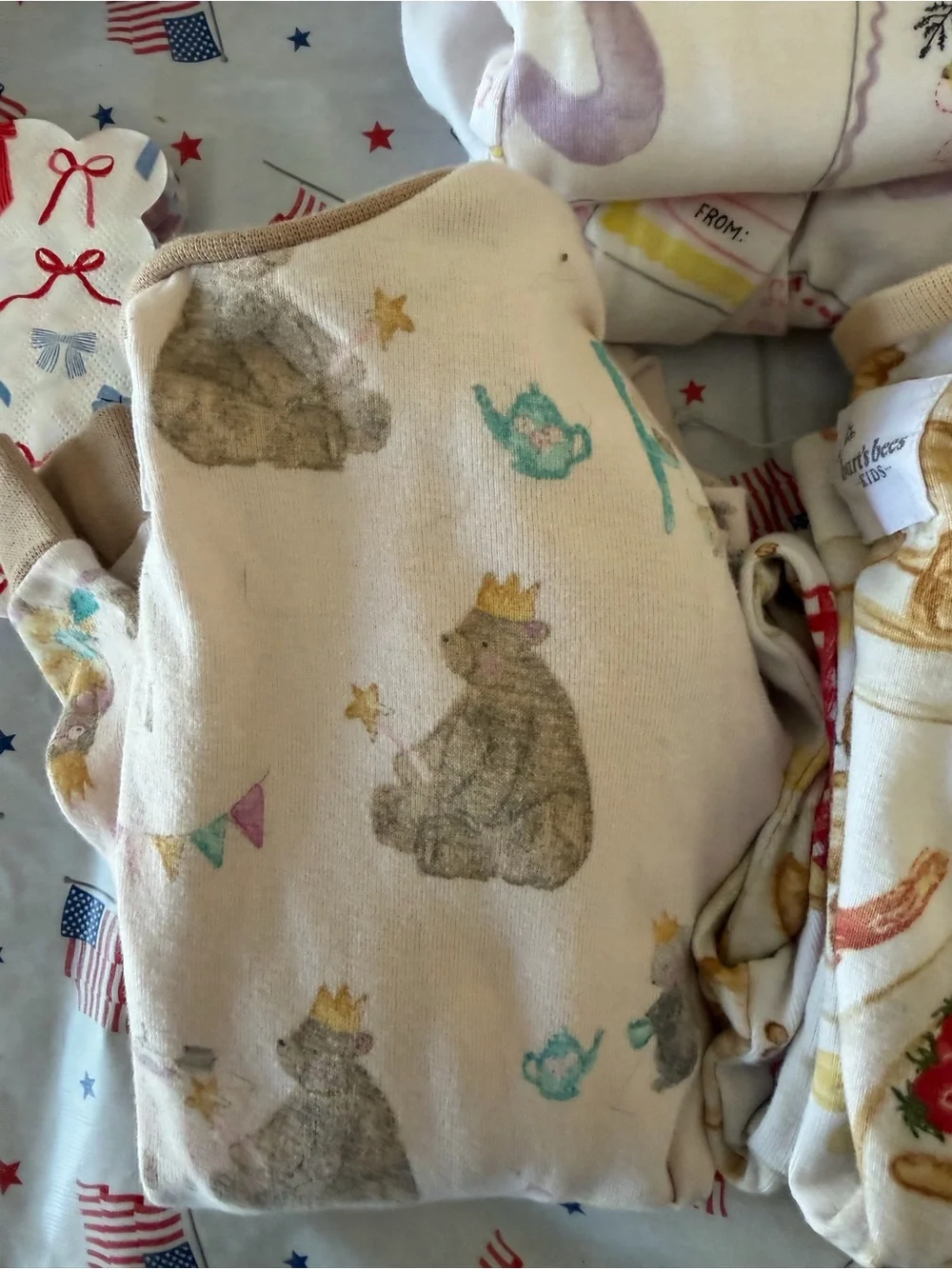 5T Burt’s bees long sleeve pj bundle